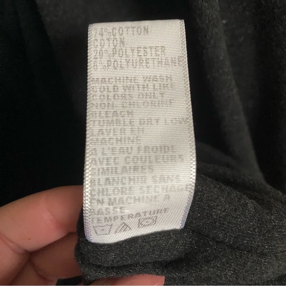 James Perse Fitted Cowl Neck Ruched Dolman Mini Black size M - Picture 8 of 11